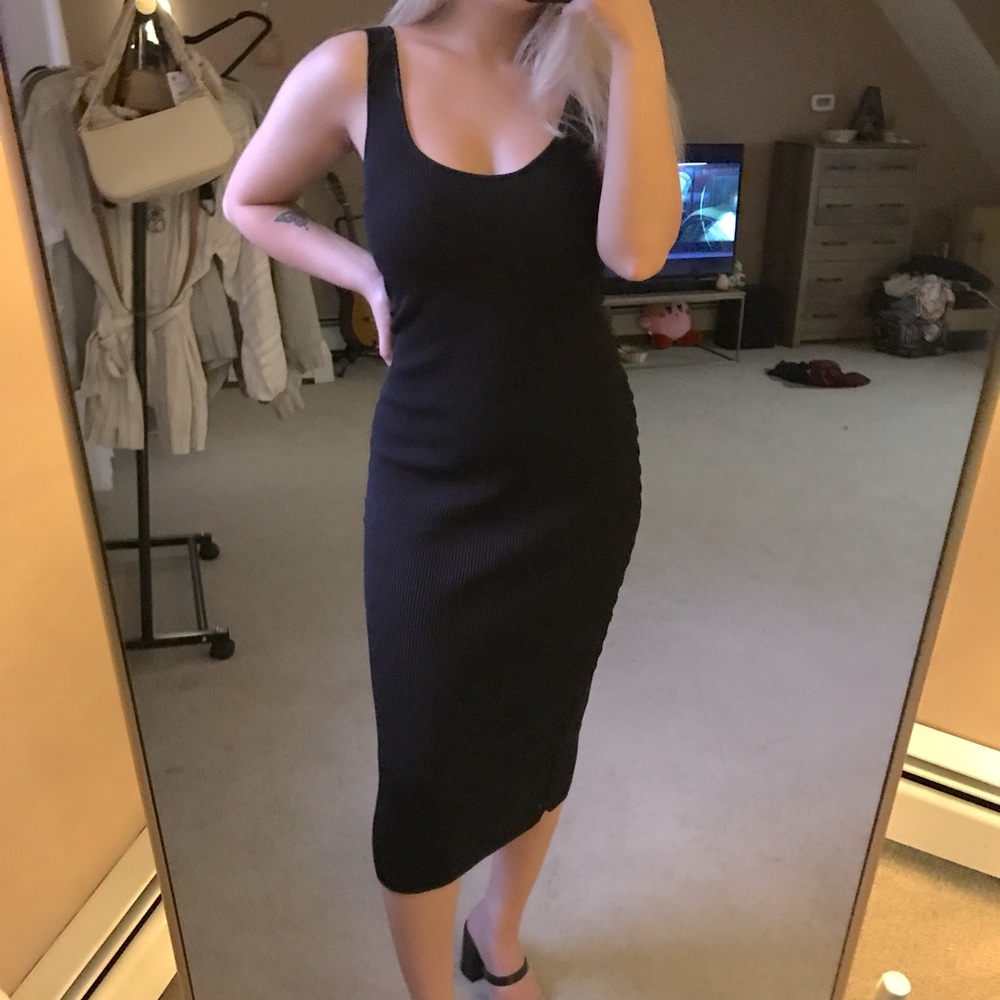Zara Knit Midi Dress